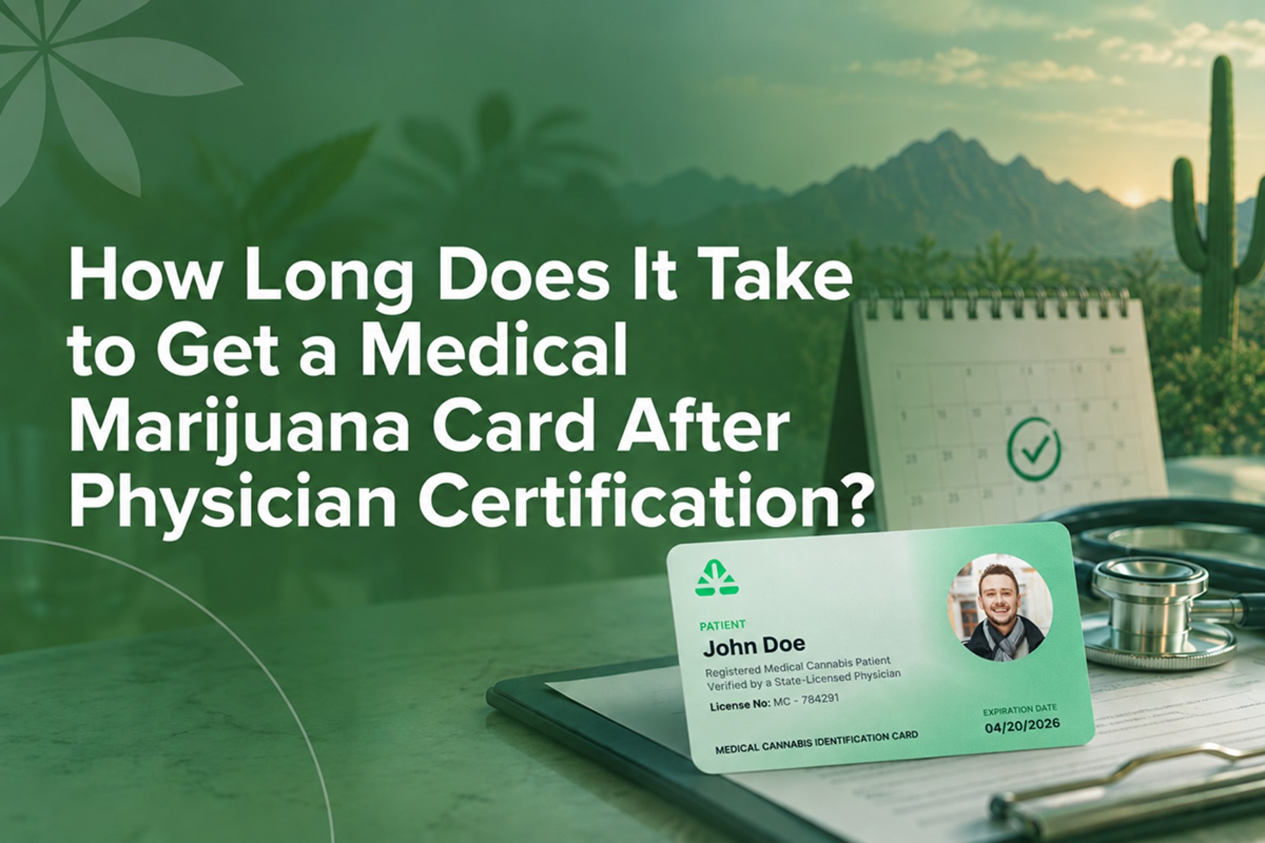 How Long Does It Take to Get a Medical Marijuana Card After Physician Certification?